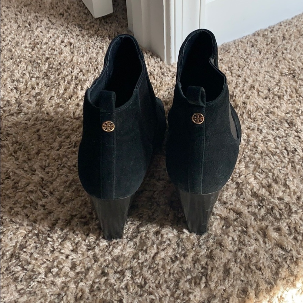 EUC Tory Burch Gemma Peep Toe Bootie